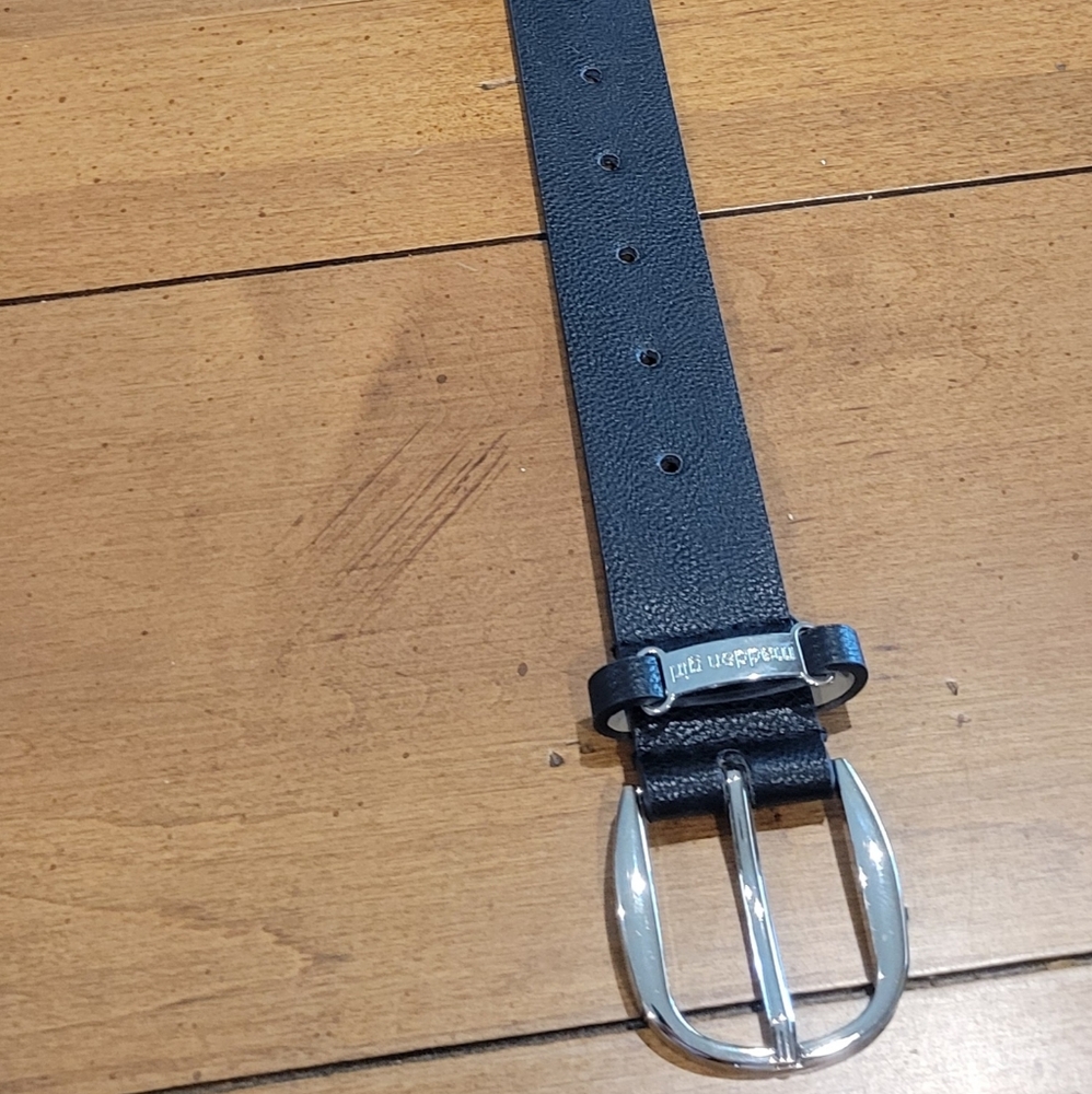 Madden Girl Black Belt Medium